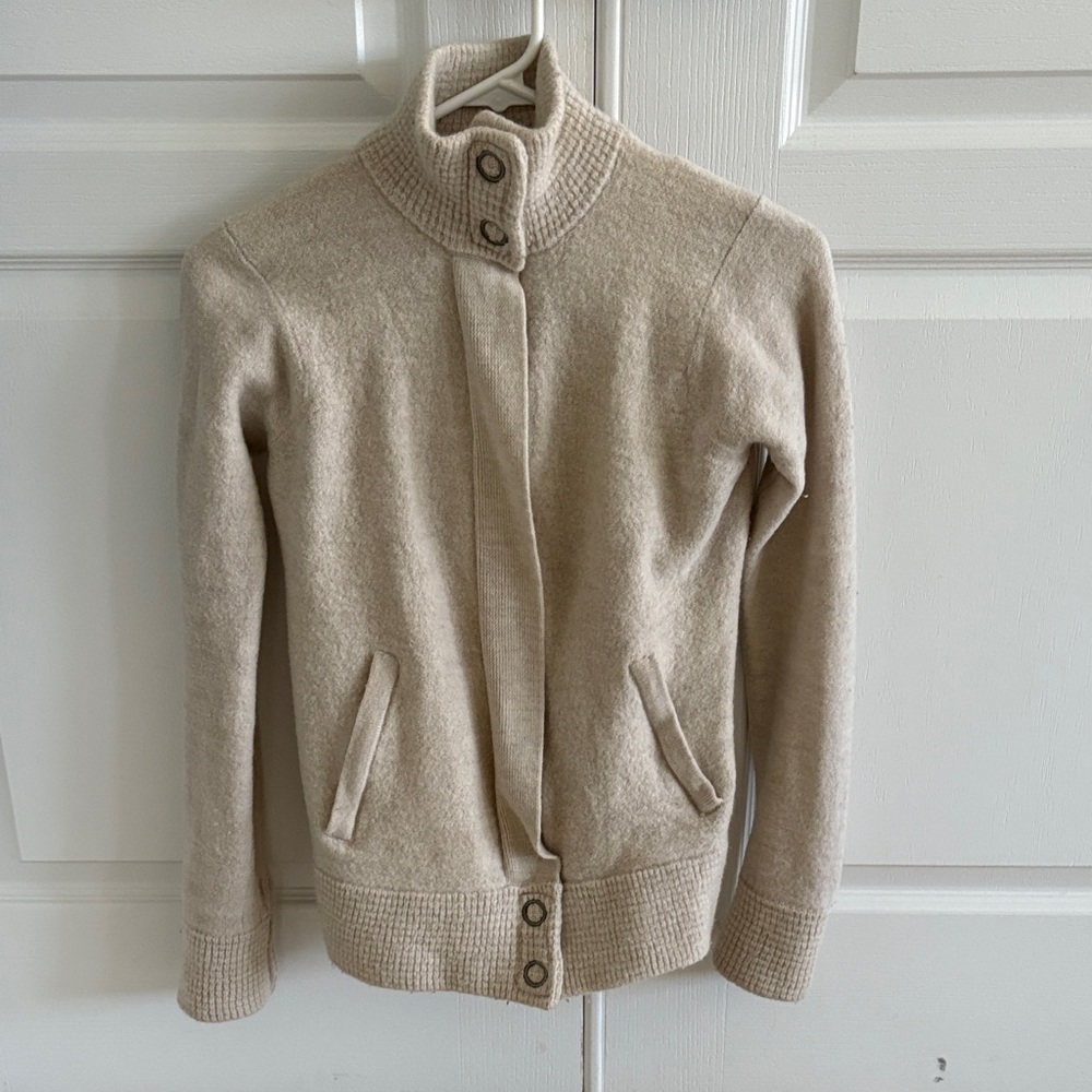 Smartwool Cream Women's Cardigan Sweater